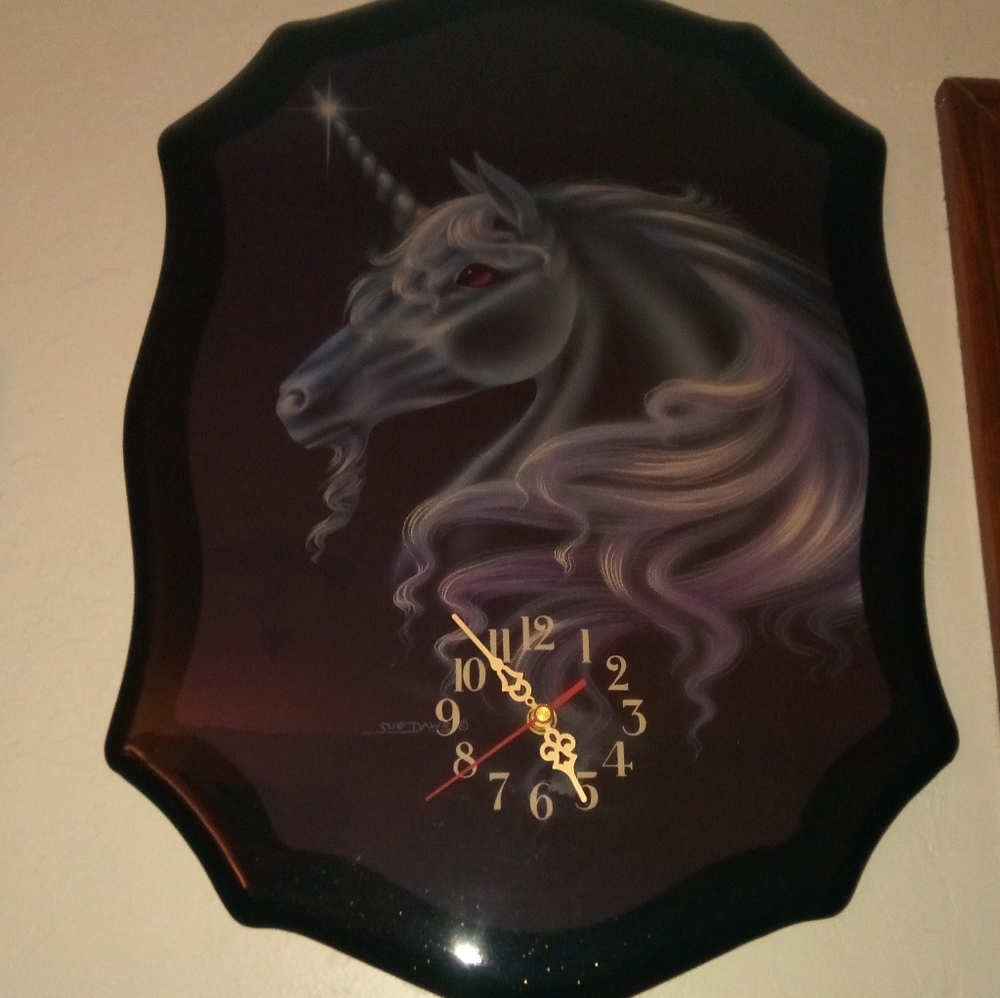 Unicorn wall clock